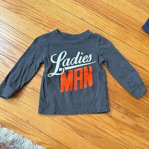 Carter's 18M Long Sleeve "Ladies Man"